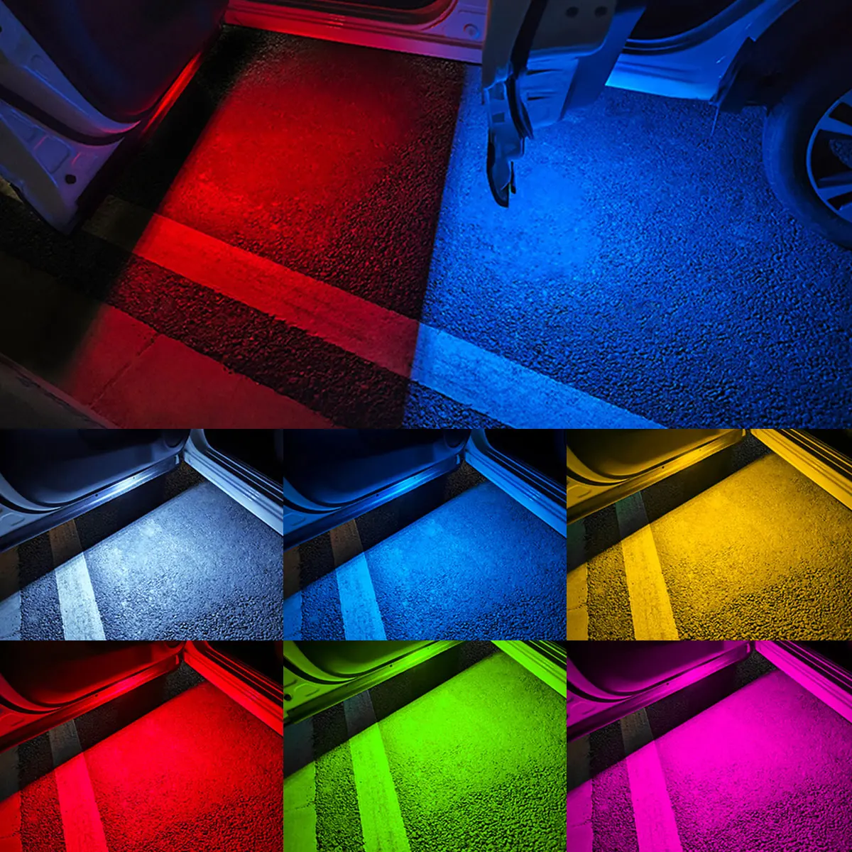 Car Door Lights LED Colorful F - огляд і ціна Emergency Exit Sign
