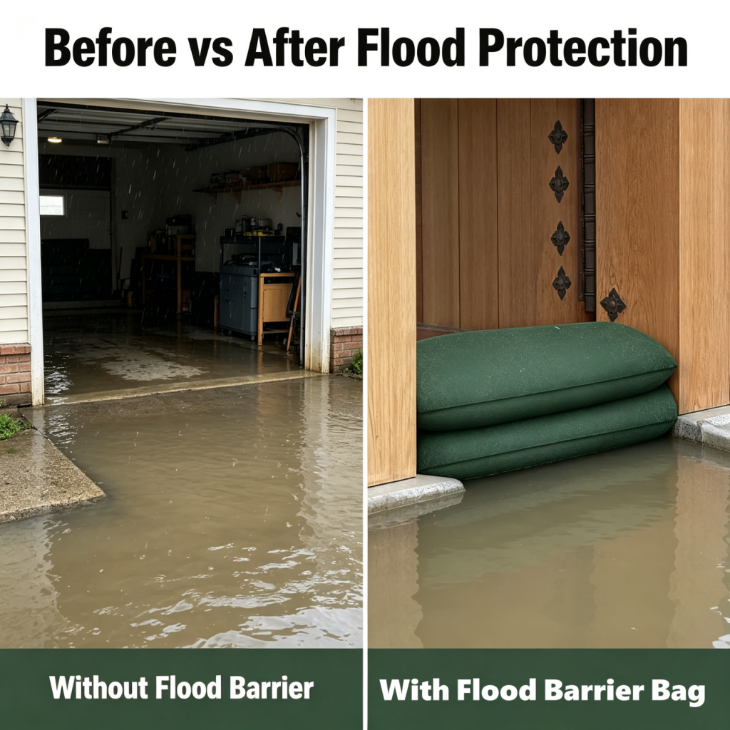 Water Activated Sandbags Flood - огляд і ціна Flood Barrier Bag