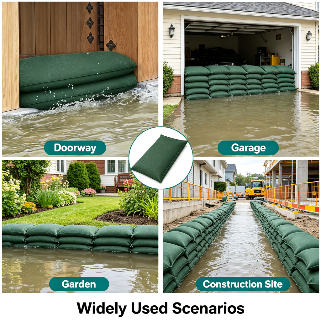Water Activated Sandbags Flood - огляд і ціна Flood Barrier Bag