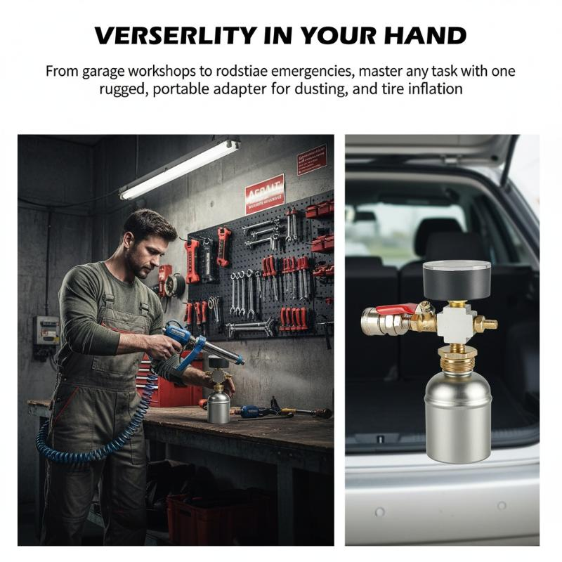 Small Air Tank Pressure Adapte - огляд і ціна Fire Extinguisher Small
