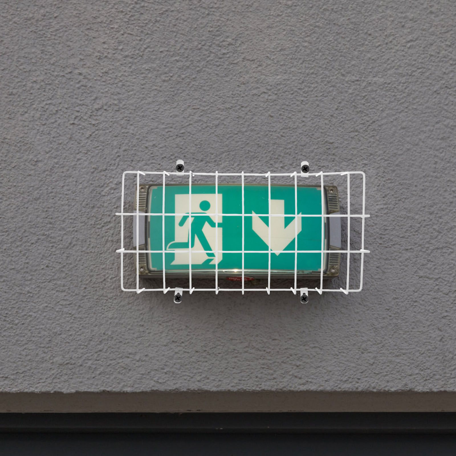 Emergency Light Metal Wire Gua - огляд і ціна Emergency Exit Sign