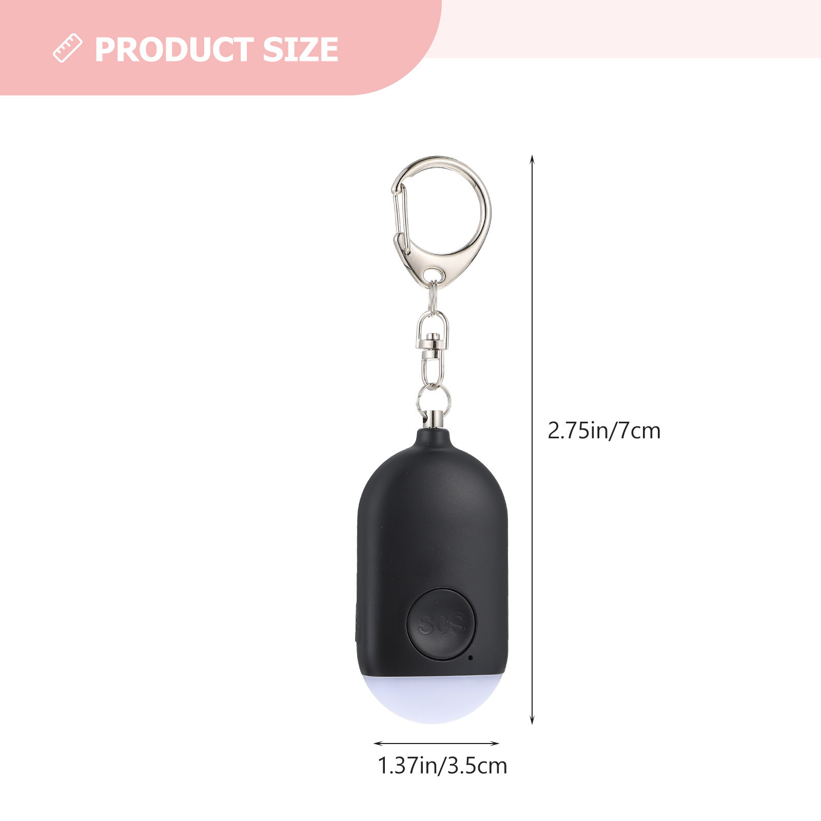 1Set Portable Personal Alarm f - огляд і ціна Personal Alarm Keychain