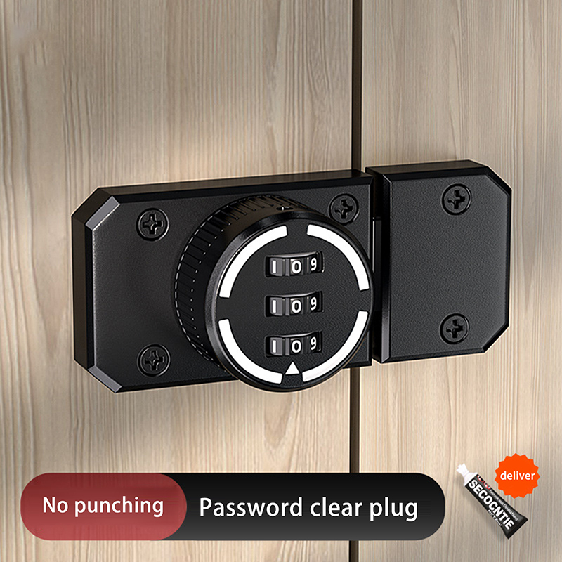 1 Set No-Punch Combination Doo - огляд і ціна Medicine Cabinet Lock