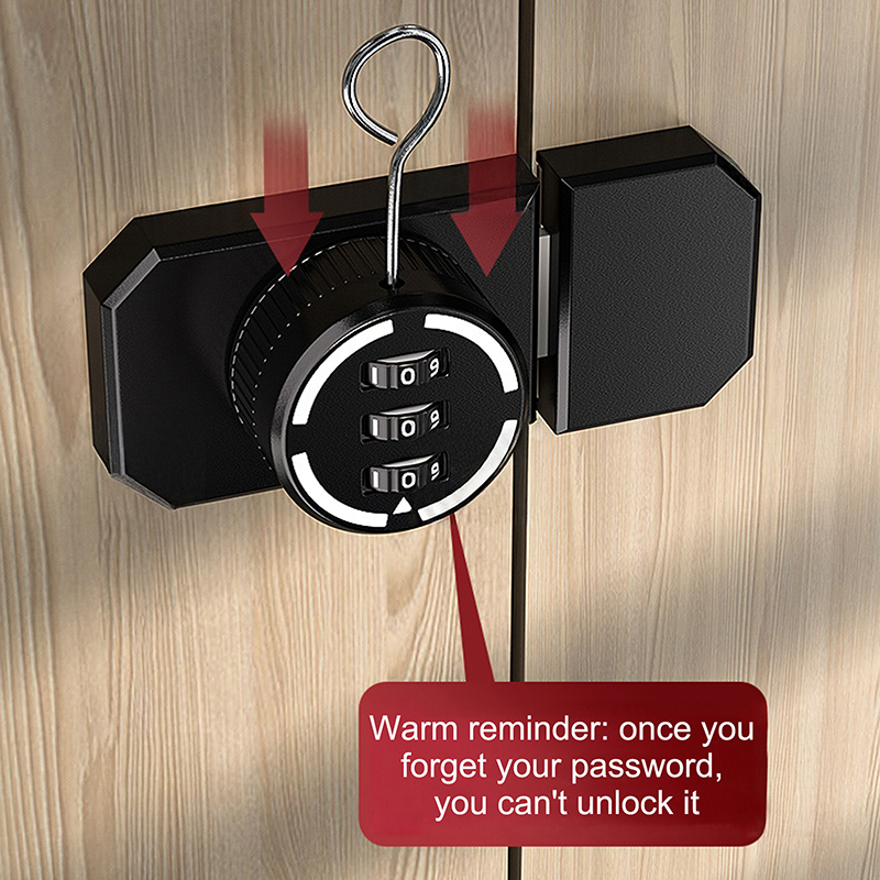 1 Set No-Punch Combination Doo - огляд і ціна Medicine Cabinet Lock