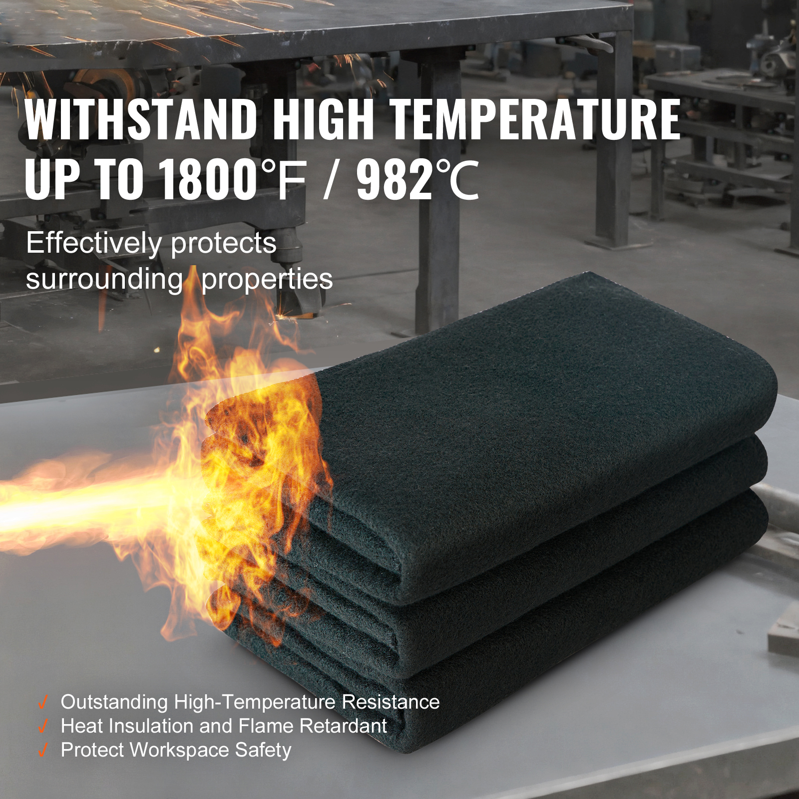 SucceBuy Carbon Felt Welding B - огляд і ціна Fire Blanket Kitchen