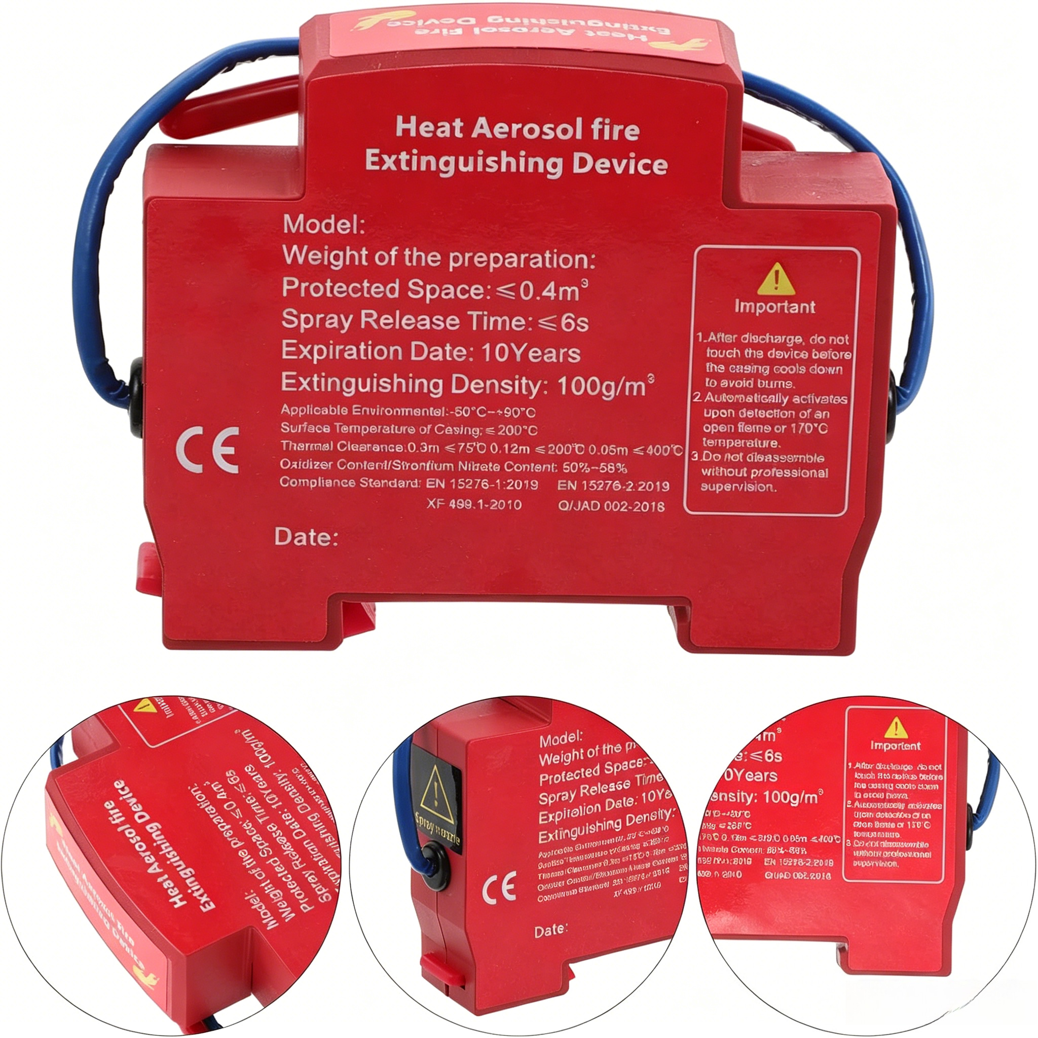 1Pcs Mini Fire Suppression Uni - огляд і ціна Fire Extinguisher Small