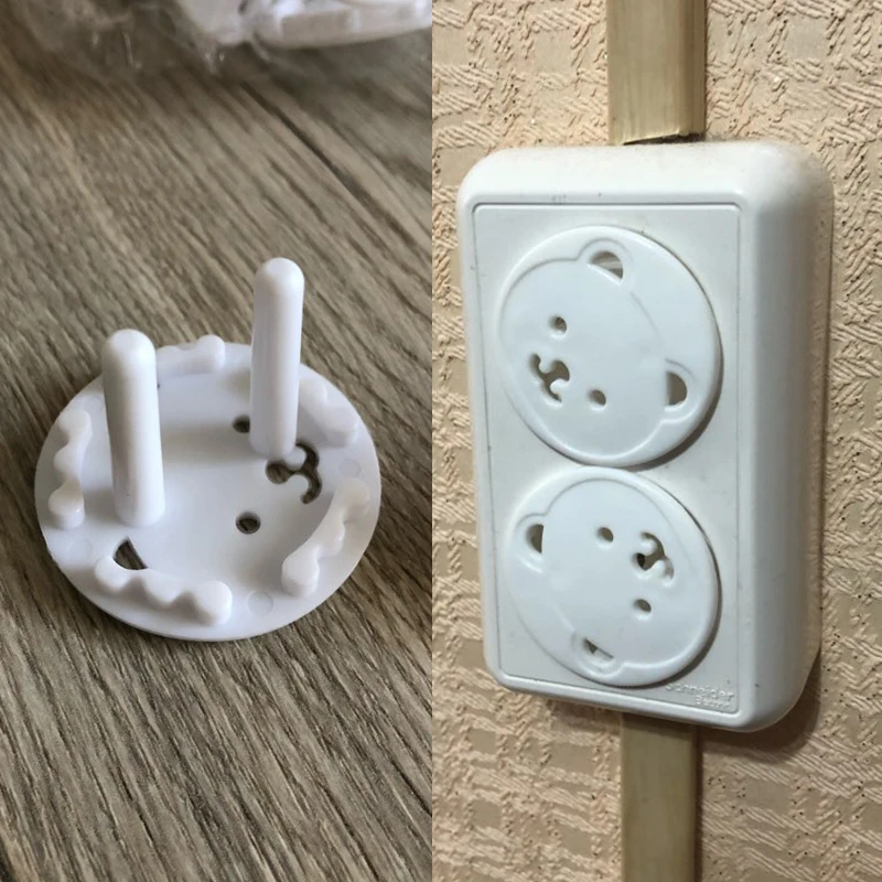 5/10PCS Cartoon Bear Outlet Co - огляд і ціна Outlet Cover Baby