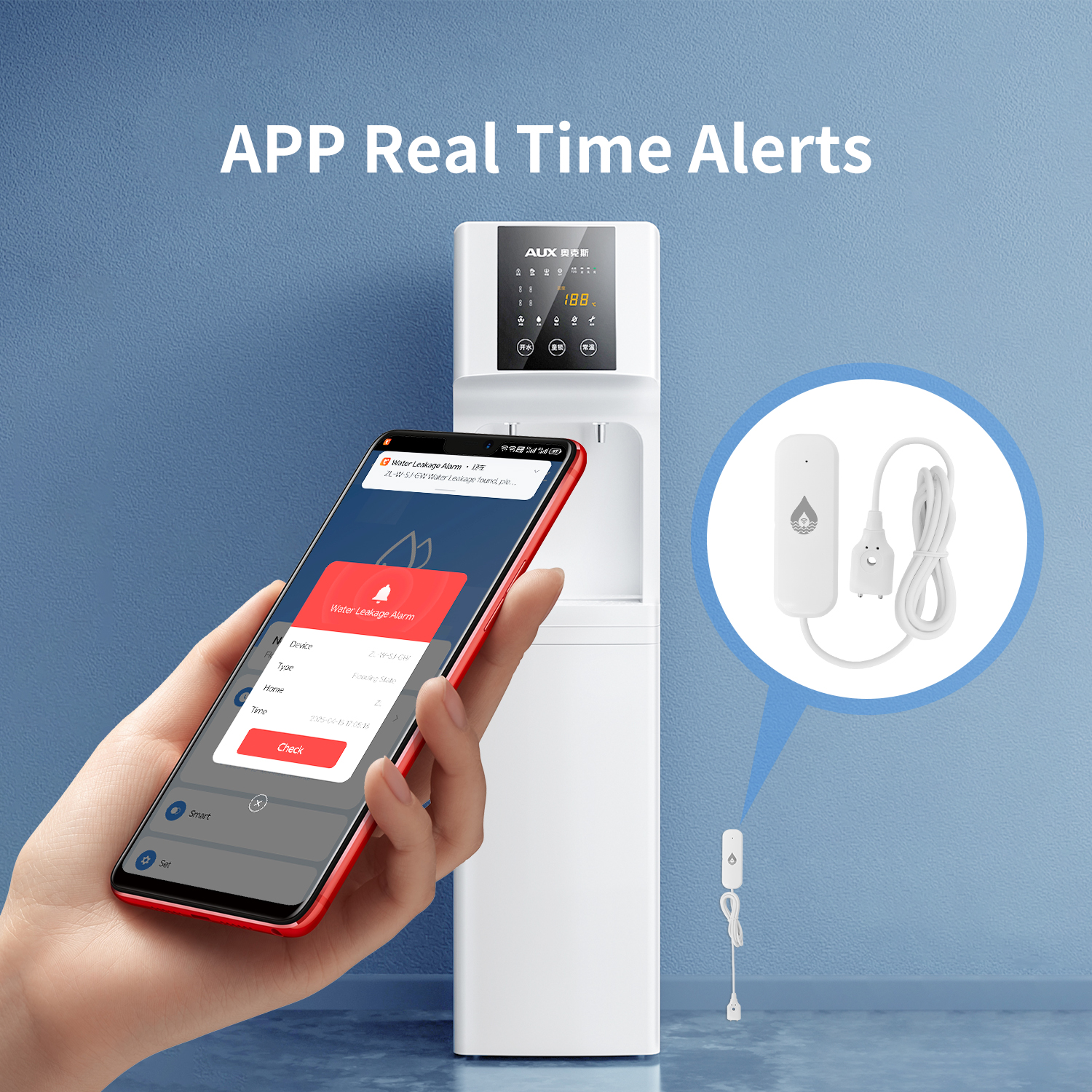 YFK WiFi/Zigbee Water Leakage  - огляд і ціна Water Alarm Sensor