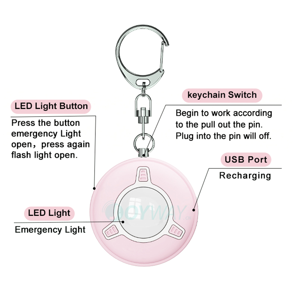 Kids Self Defense Security 130 - огляд і ціна Personal Alarm Keychain
