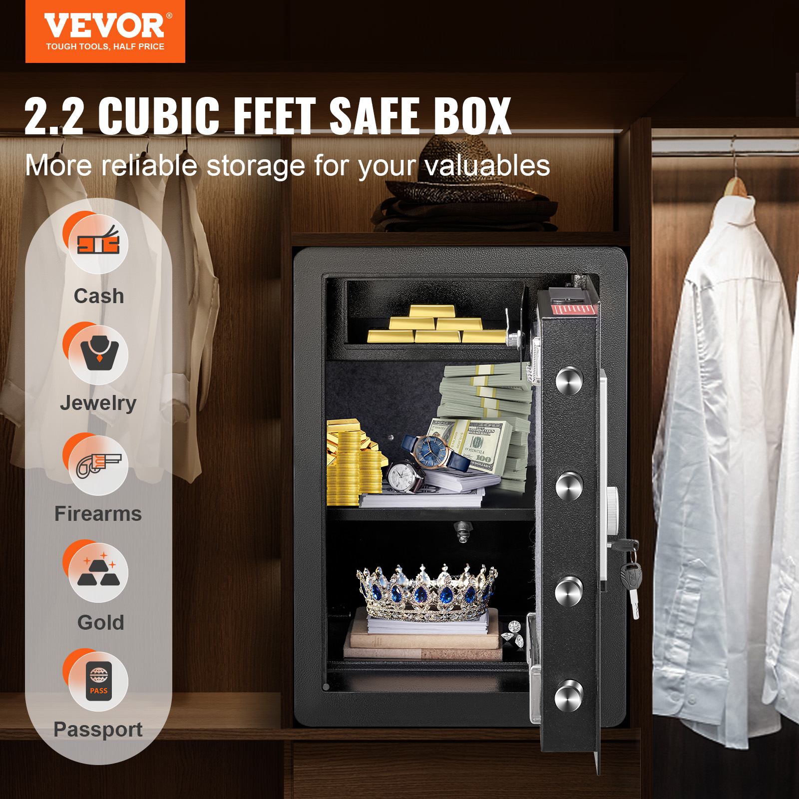 SucceBuy Electric Safe 2.2/1.8 - огляд і ціна Fire Safe Document
