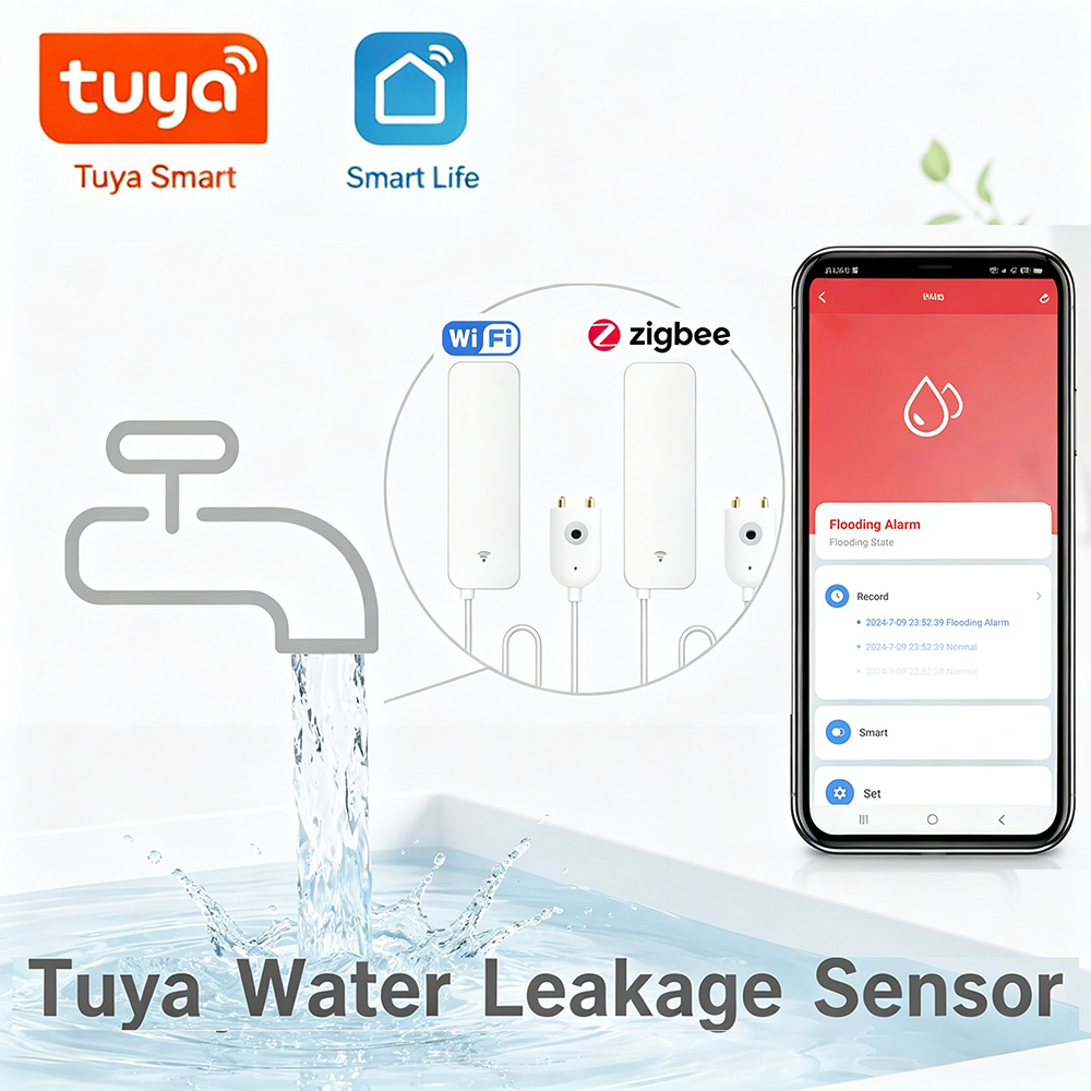 ZigBee WiFi Water Leak Sensor  - огляд і ціна Water Alarm Sensor