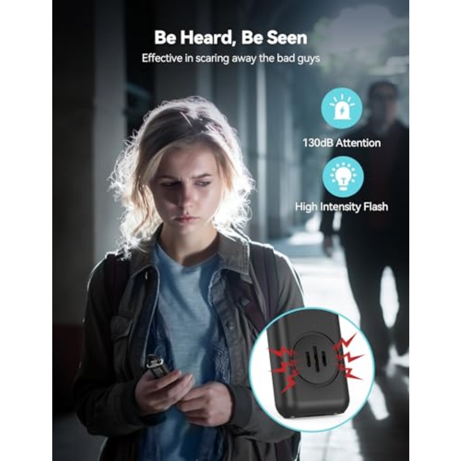 Rechargeable Personal Safety A - огляд і ціна Personal Alarm Keychain