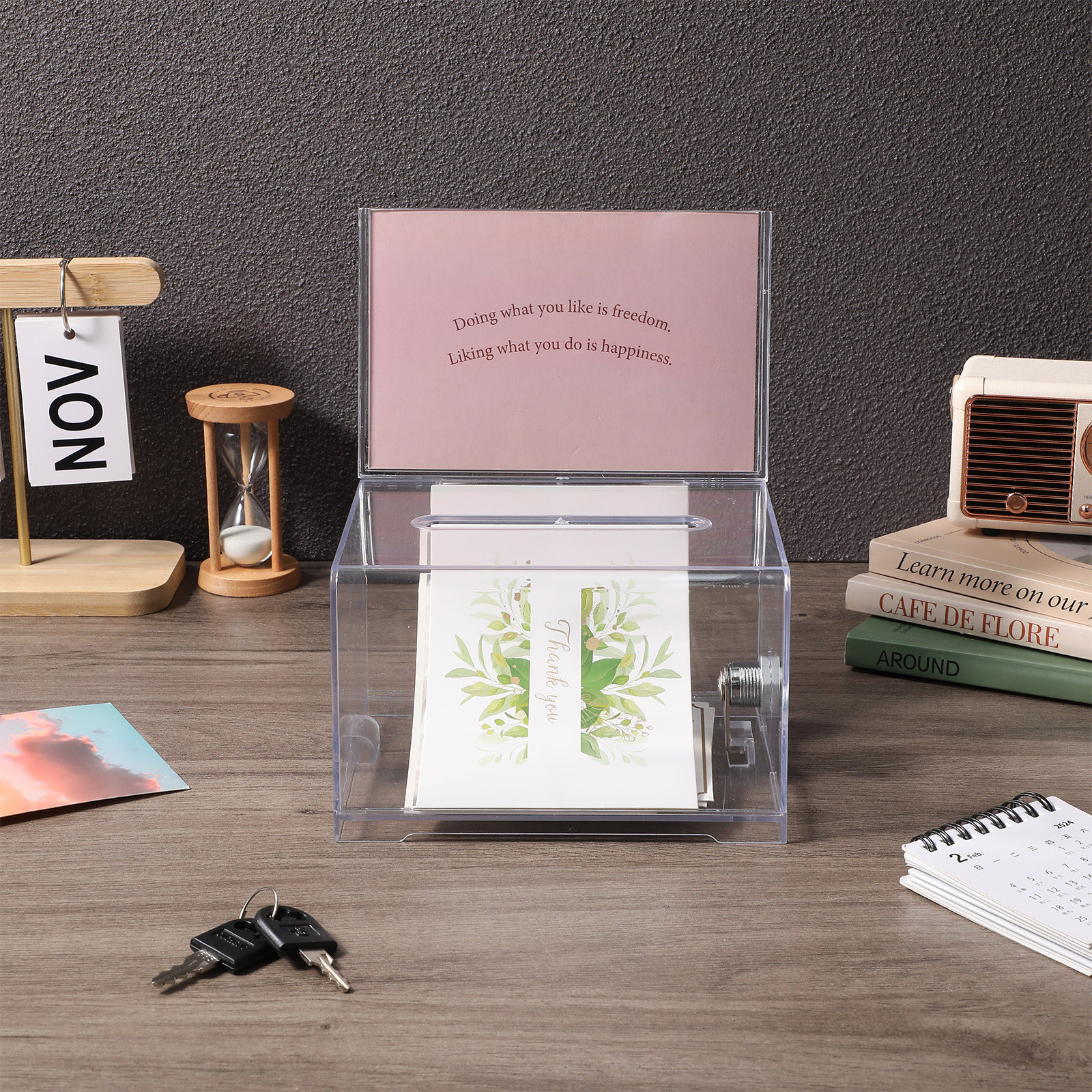 Premium Clear Acrylic Suggesti - огляд і ціна Lockbox Key Secure