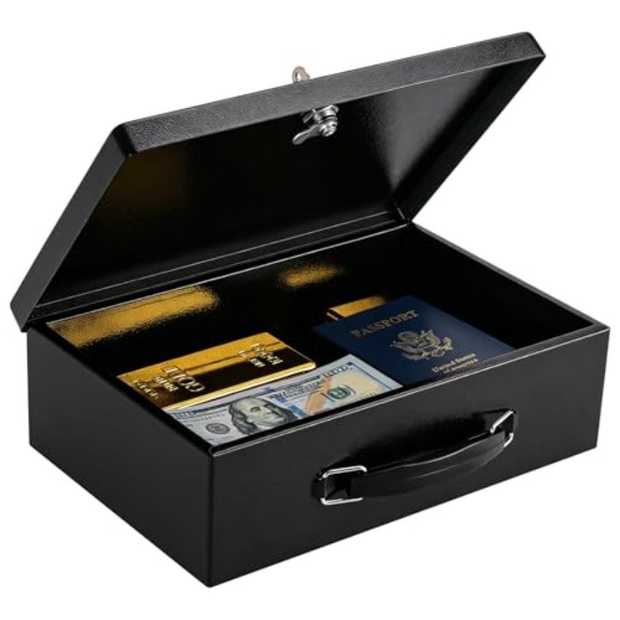 Fireproof Document Box with Ke - огляд і ціна Fire Safe Document