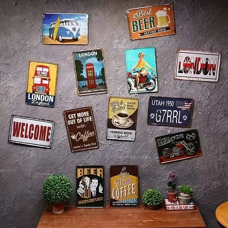 （2D Tin painting）Vintage Metal - огляд і ціна Emergency Exit Sign