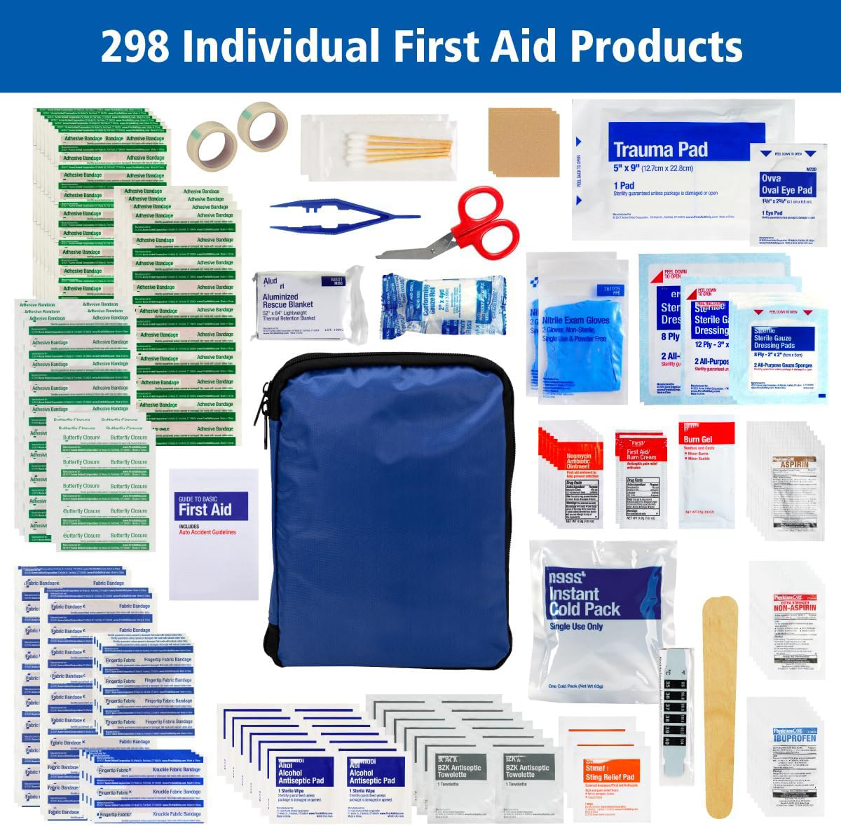 Kebon KB5029 298pcs Durable 60 - огляд і ціна First Aid Bag Kit