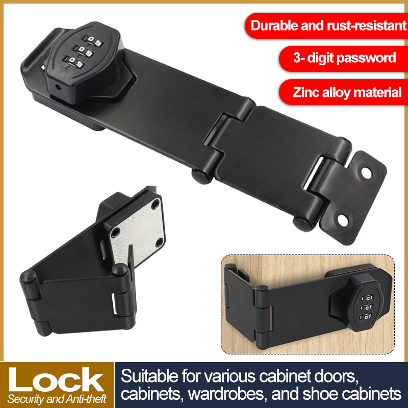 Black/Silver Zinc Alloy 3-digi - огляд і ціна Medicine Cabinet Lock