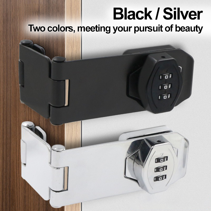 Black/Silver Zinc Alloy 3-digi - огляд і ціна Medicine Cabinet Lock