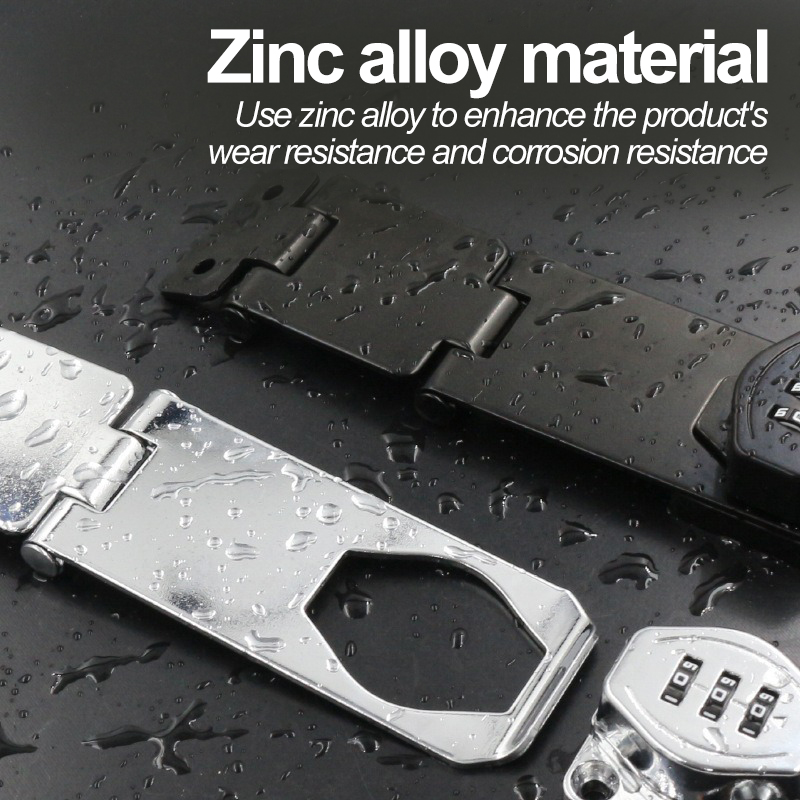 Black/Silver Zinc Alloy 3-digi - огляд і ціна Medicine Cabinet Lock