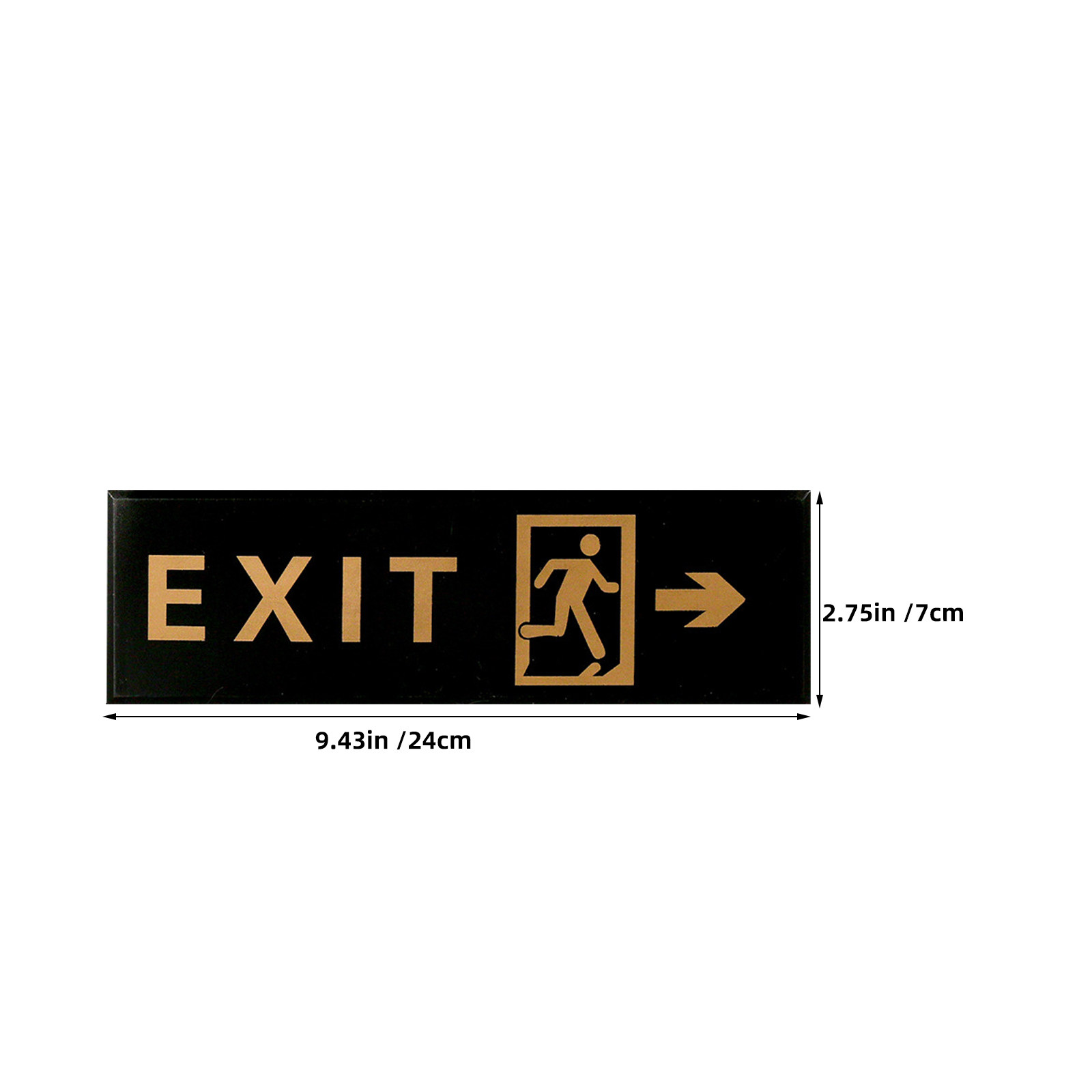 5Pcs Acrylic Emergency Exit Si - огляд і ціна Emergency Exit Sign