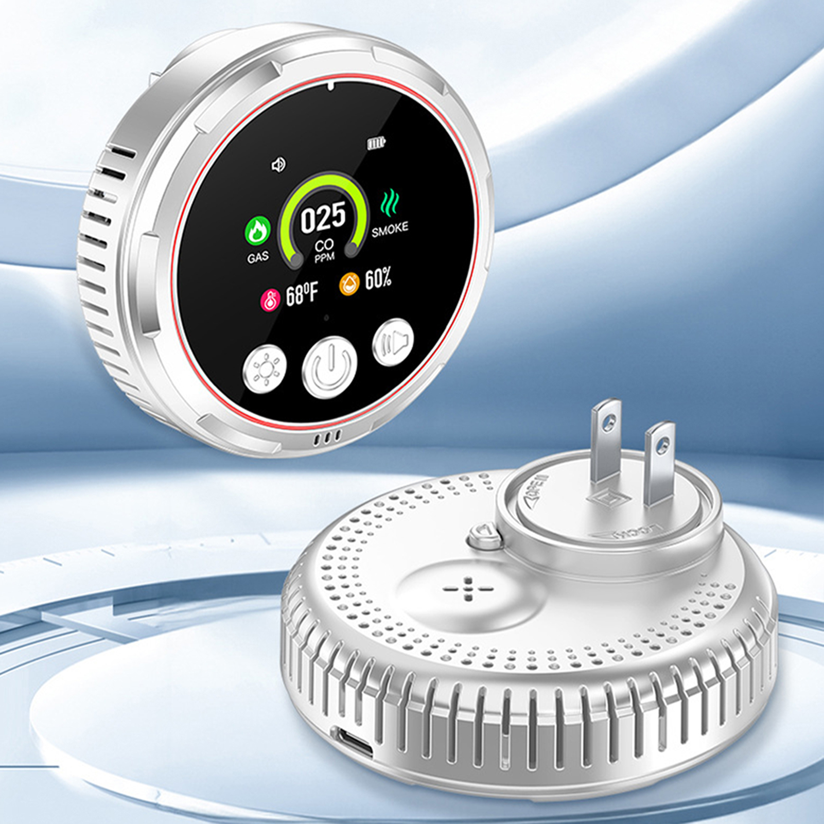 Home Safety Alarm,5 in 1 Carbo - огляд і ціна Co Detector Plug