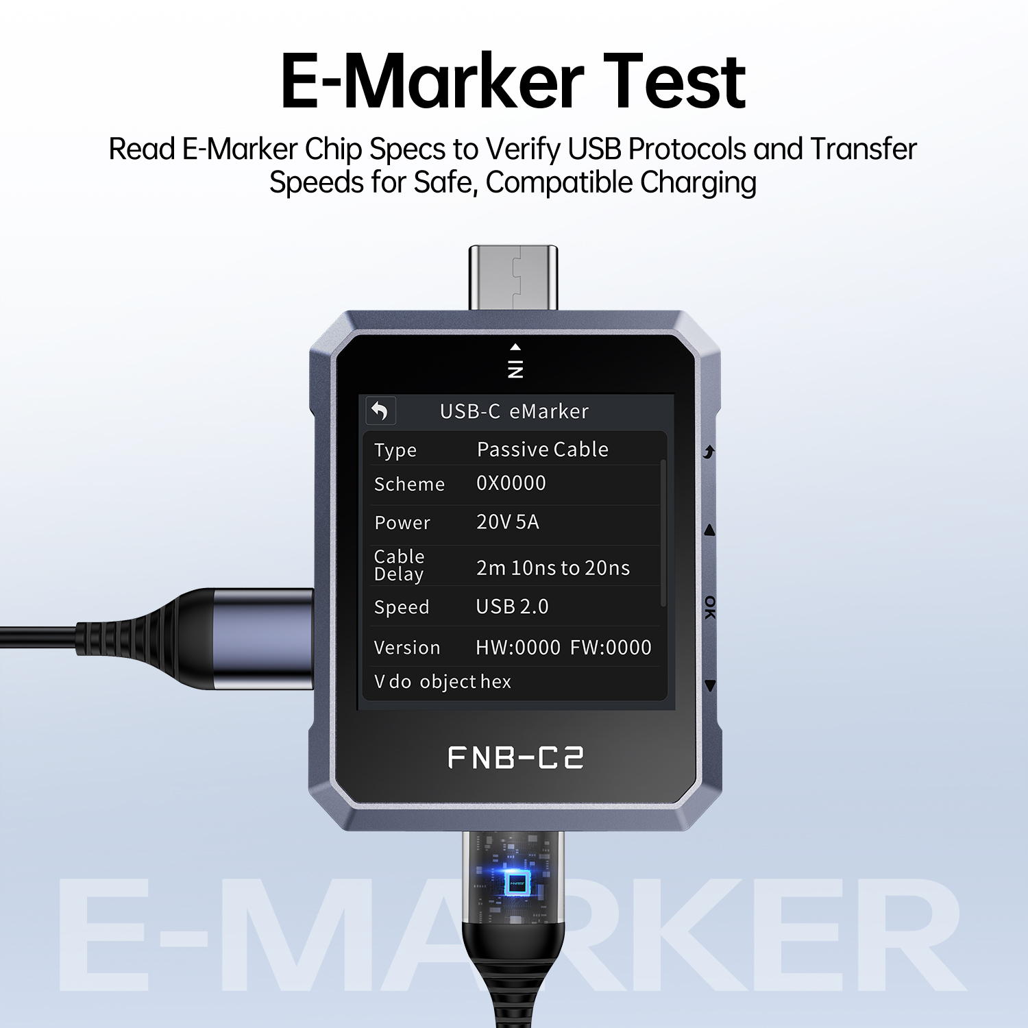 FNB-C2 USB Tester Type-C PD QC - огляд і ціна Co Detector Plug