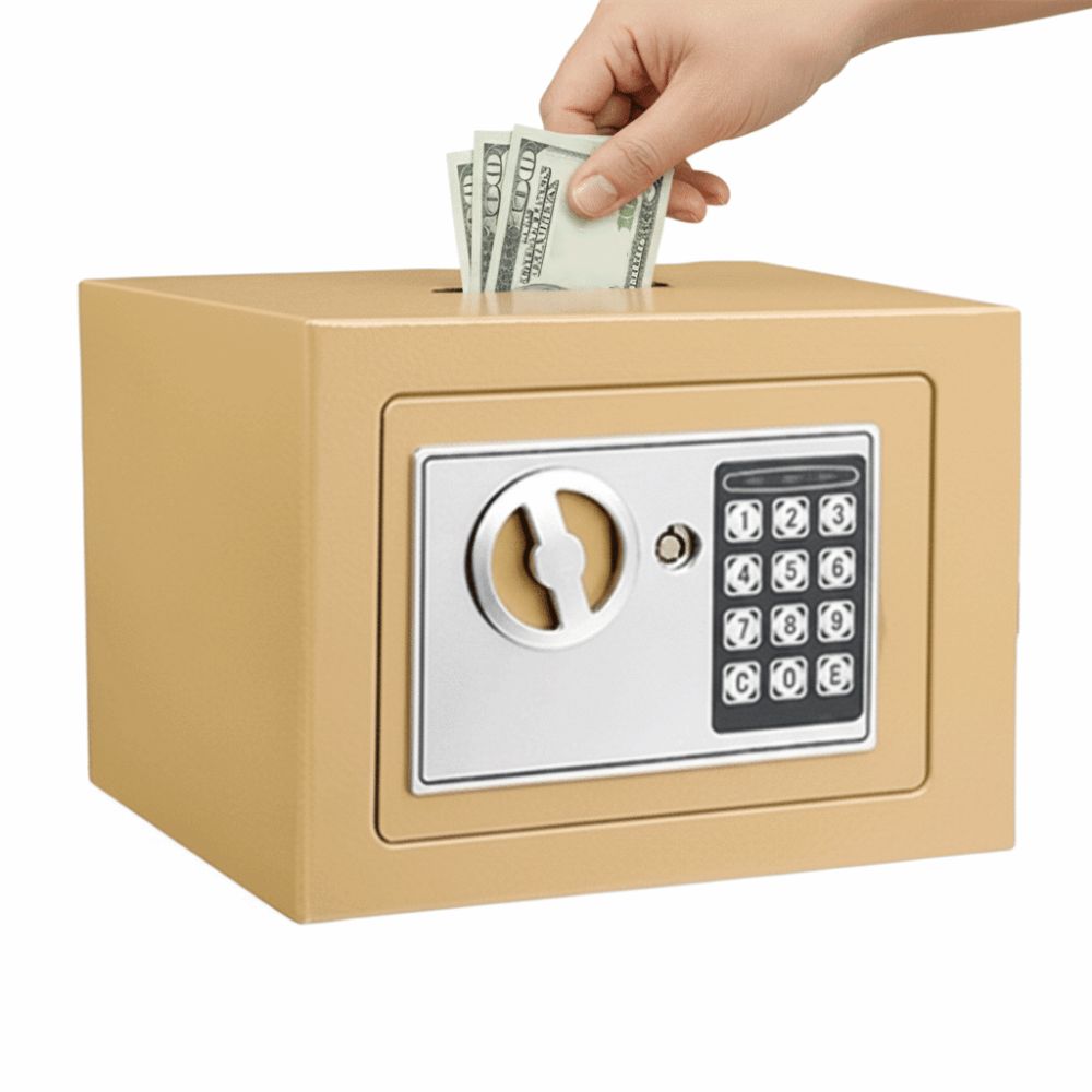 Anti-Theft Piggy Bank Password - огляд і ціна Lockbox Key Secure
