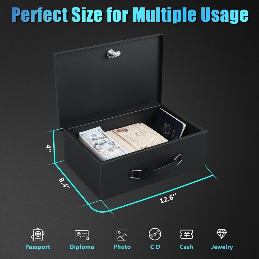 Fire Resistant Safe Box with K - огляд і ціна Fire Safe Document