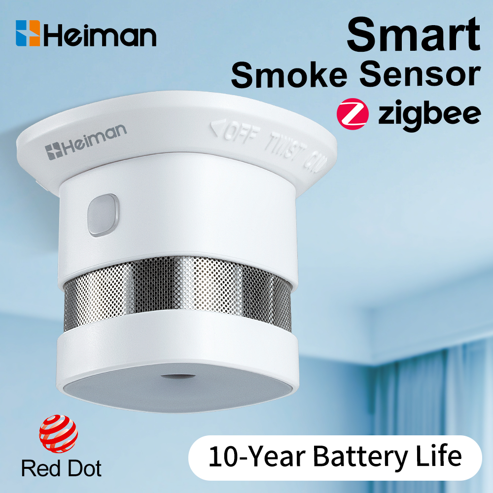 HEIMAN Zigbee Smoke Detector – - огляд і ціна Smoke Detector Interconnected