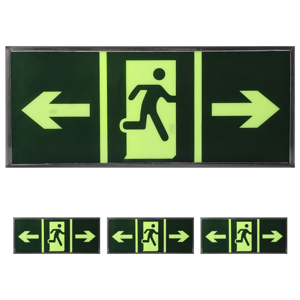 4Pcs Safety Exit Sign Stickers - огляд і ціна Emergency Exit Sign