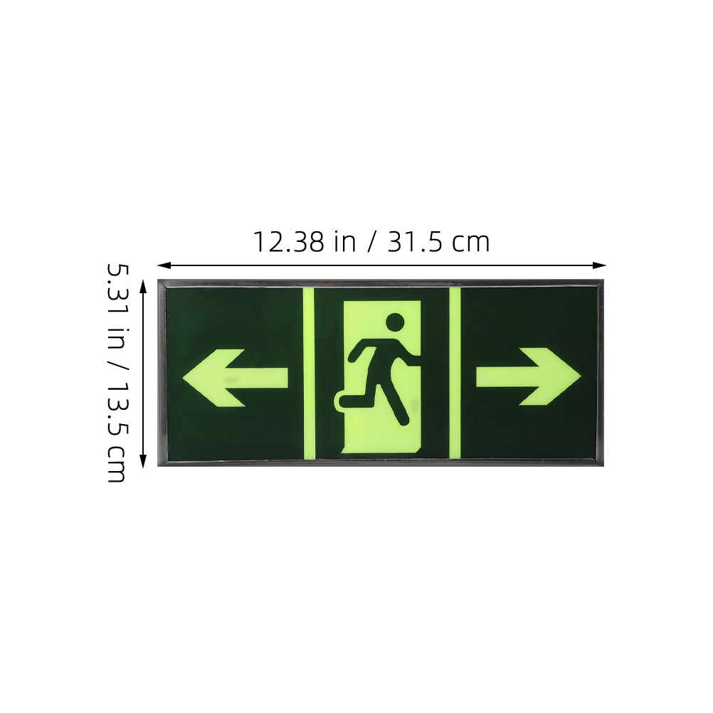 4Pcs Safety Exit Sign Stickers - огляд і ціна Emergency Exit Sign