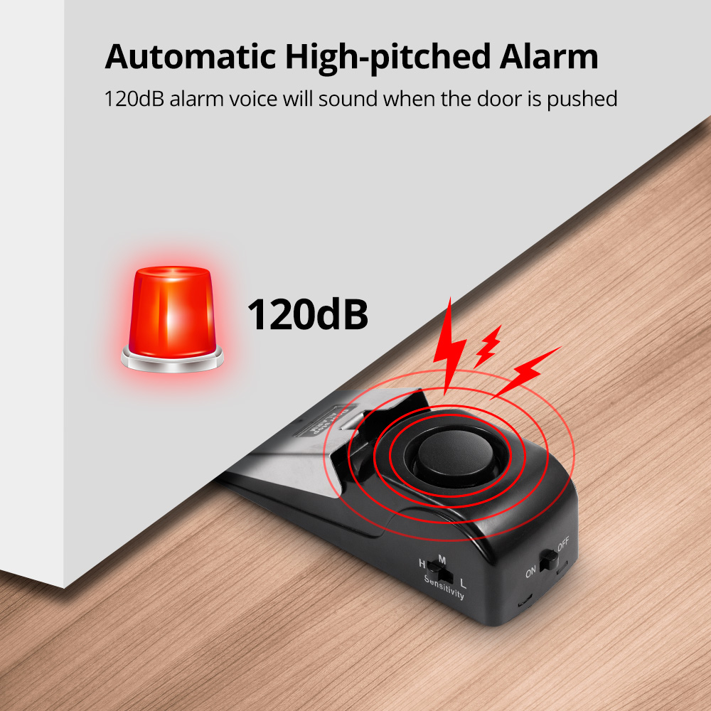 Door Stop Security Alarm 125dB - огляд і ціна Door Stop Alarm