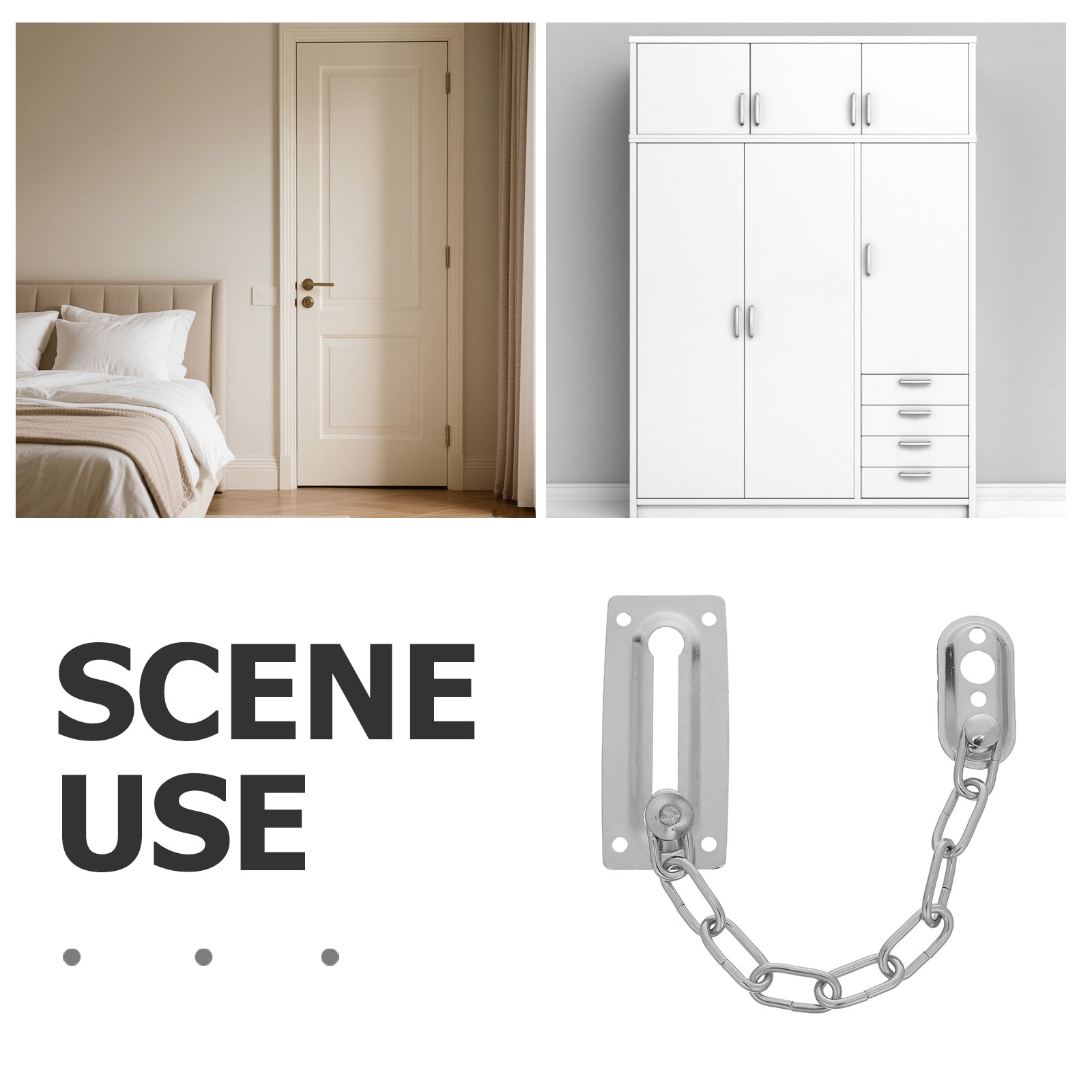 1Pcs Anti-Theft Chain Door Loc - огляд і ціна Security Chain Door