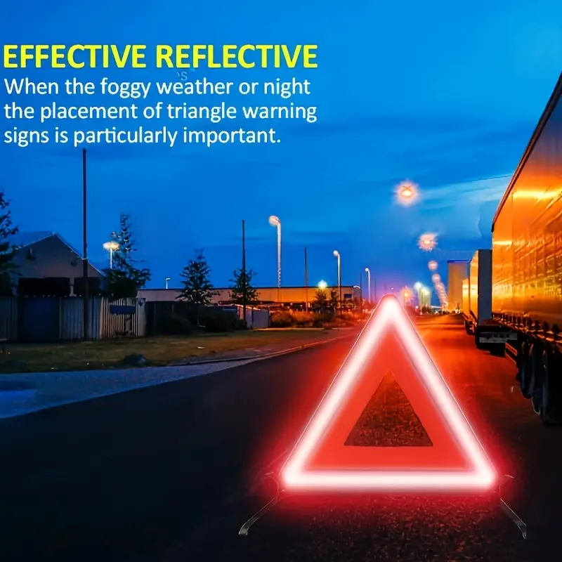 Red Reflective Car Tripod Fold - огляд і ціна Emergency Exit Sign