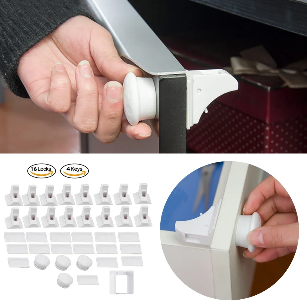 Baby Safety Lock Invisible Loc - огляд і ціна Medicine Cabinet Lock